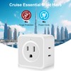 Multi Plug Outlet Extender, FiiMan 5 Outlet Splitter Wall Adapter,