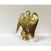 Lamp Finial-Solid Cast Brass Eagle Highly Detailed W/Dual Threads, WB
