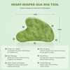 3 PCS Jade Stone Gua Sha Set Face Massager, Body