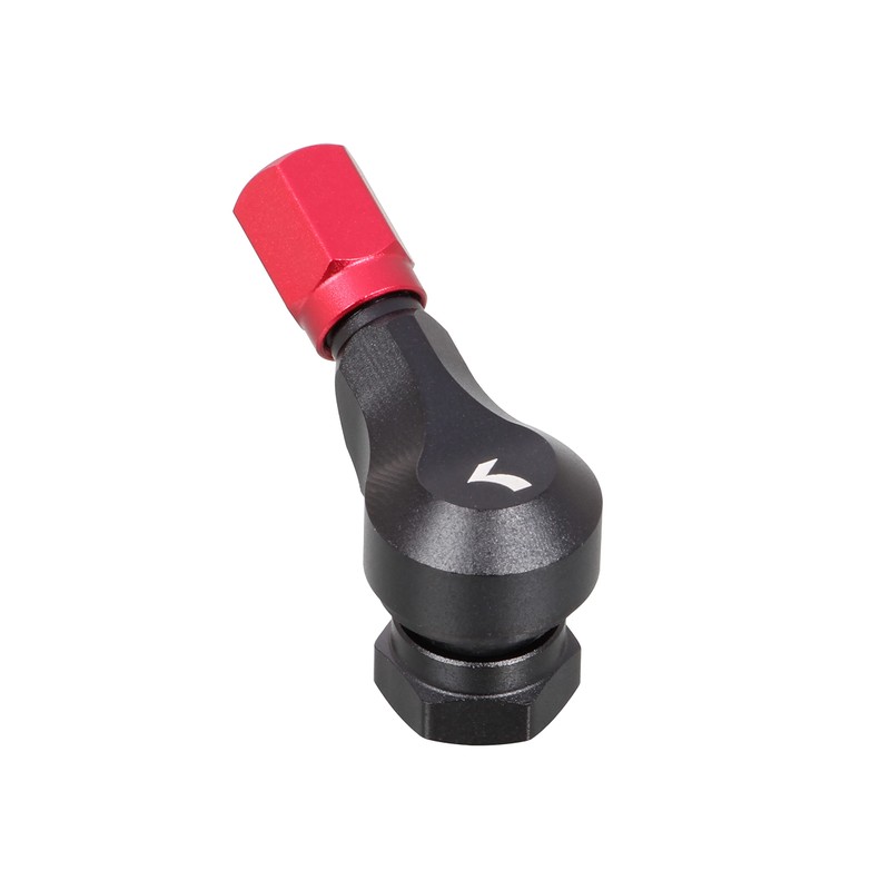 Kitaco 509-5000320 Aluminum Air Valve Type 3 (Black Body/Red Cap)