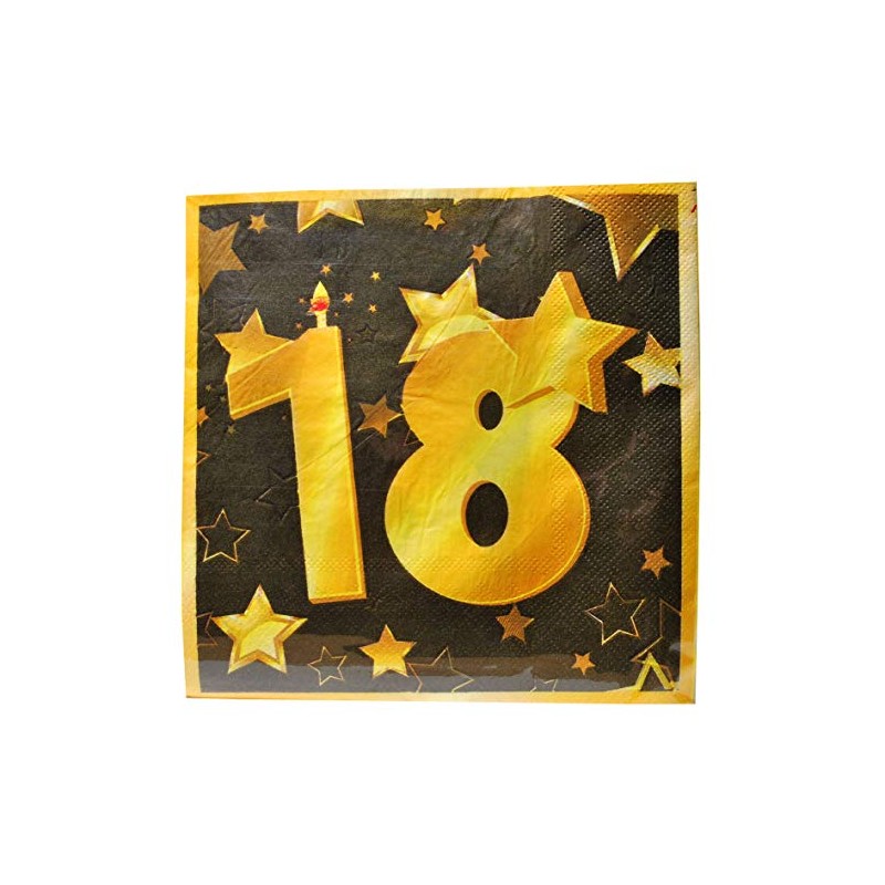 Udo Schmidt GmbH & Co. KG 20-Piece Birthday Paper Serviettes