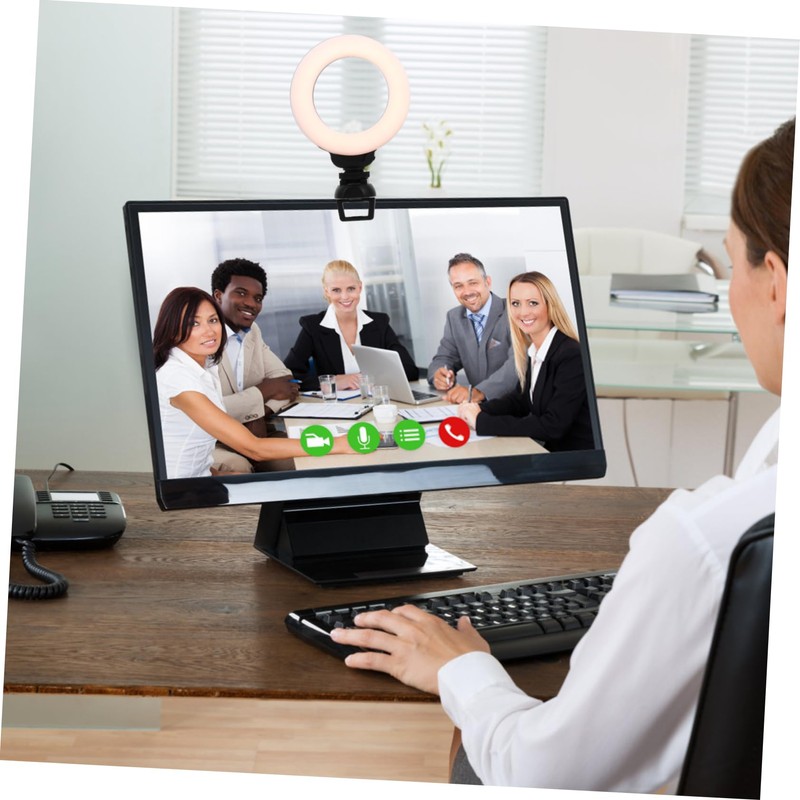 jojofuny Led Light Brightness for Video Conferencing Live Streaming and