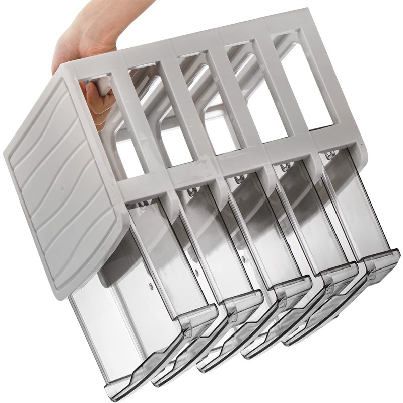 DEAYOU 5 Drawer Desktop Storage Bin Unit, Small Plastic Organizer,