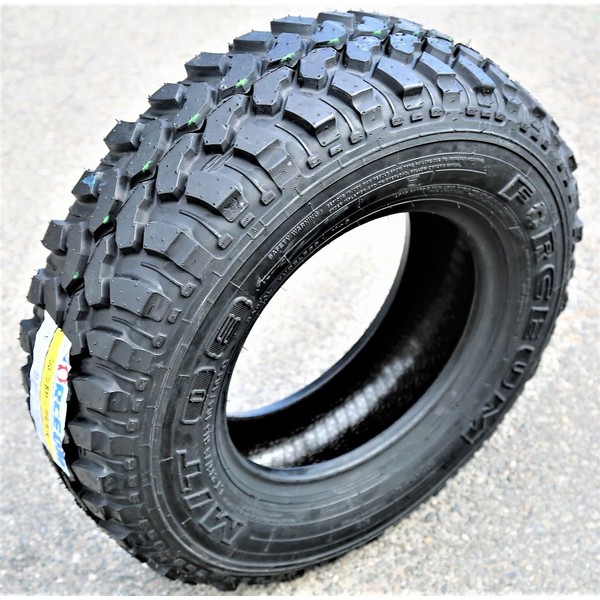 Forceum M/T 08 Mud Off-Road Light Truck Radial Tire-LT235/75R15 235/75/15 235/75-15 104/101Q Load Range C LRC 6-Ply BSW Black Side Wall