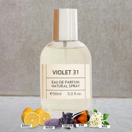 Violet 31 Eau de Parfum Natural Spray Cologne for Men - 90ml