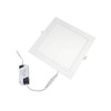 Sanelec 1265 Panel Cuadrada para empotrar, 18W, Luz Fría
