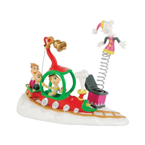 Department 56 Iron, Plastic Resin Grinch Village Who's with their Toys Accessory Figurine