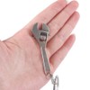 Leadigol 3pcs Mini Wrench Tool Keychain Metal Spanner Keyring Pendant,Creative