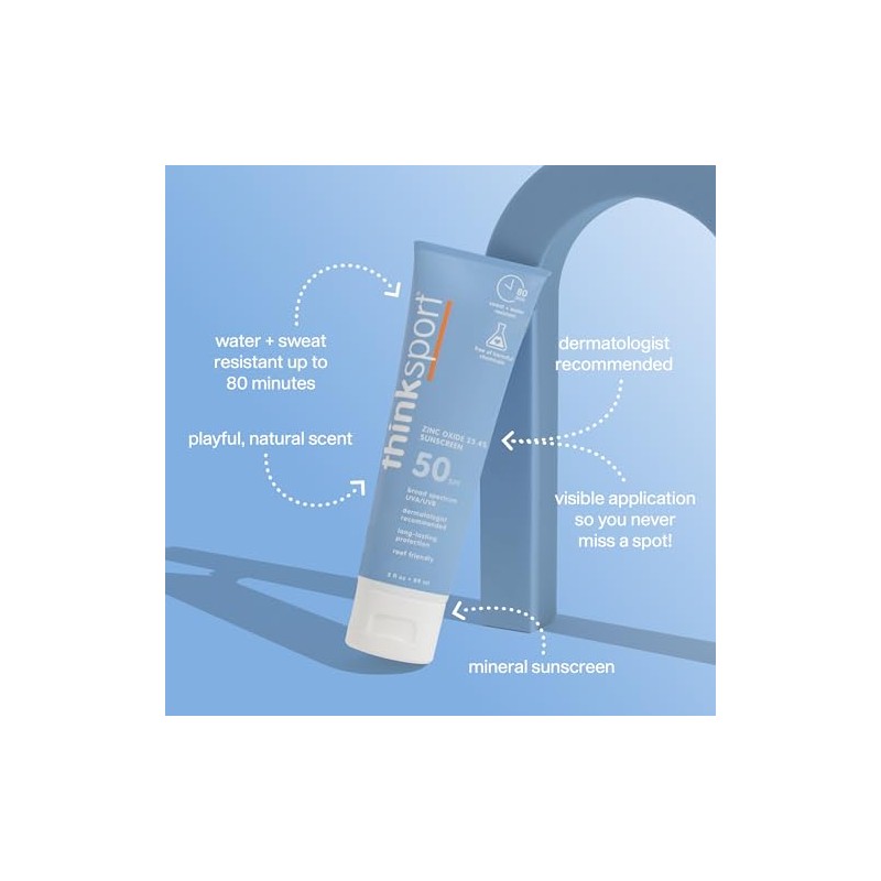 Thinksport Spf Plus Sunscreen Ounce Packaging May Vary