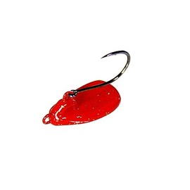 JACKALL Jig Head Chibi Chino Head 0.07 oz (2 g) Red Gold Flake