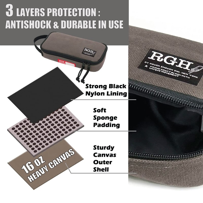Rough Enough Small Tool Pouch Bag Canvas Portable Tool Box