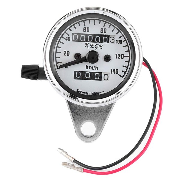 Motorcycle Dual Odometer Speedometer Night Light, Universal Motorcycle Speedometer Odometer