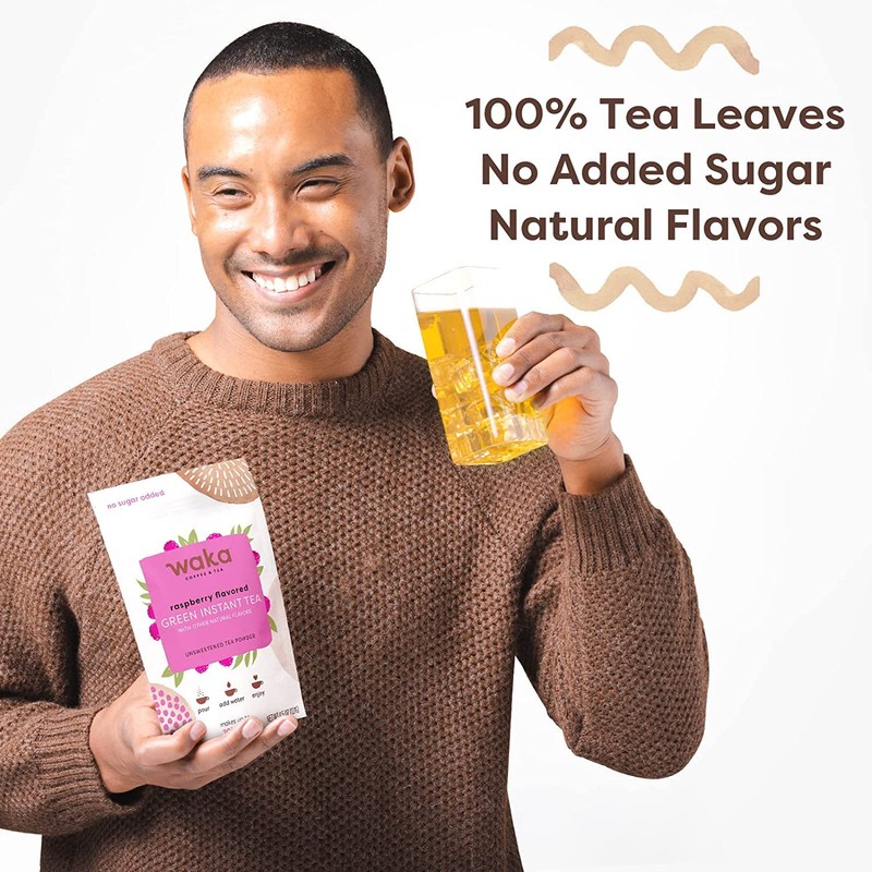 Waka Instant Tea Mix, 3 Bag Bundle - 100% Tea
