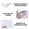 8PCS Radiator Hooks Transparent Round Towel Rail Radiator Hooks Small