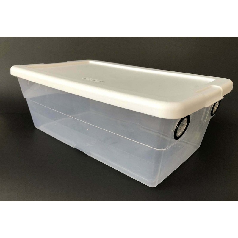 Vented Vivarium Enclosure 6 Quart Terrarium Container 6 Quart for