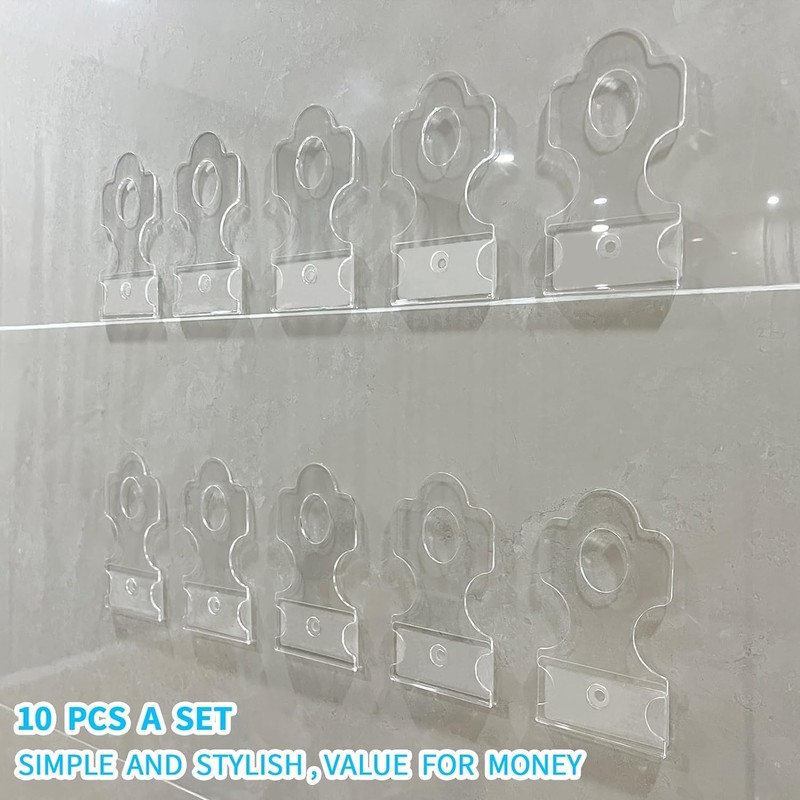 SDYAR 10 Pack Acrylic Floating Shelves for in-The-Box Funko Pop
