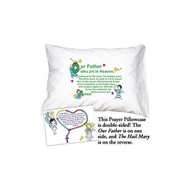 Little Angels Hail Mary and Our Father Pillowcase