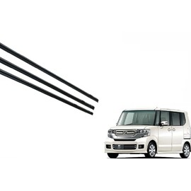 N-Box Wiper Replacement Rubber JF1 JF2 Compatible Size Genuine Compatible 2 Front 1 Rear 3 Piece Replacement Set Driver Passenger Seat N Box N Box Custom + Rubber Only