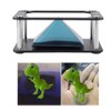 Holographic Display Stand Projector Smartphone Hologram Black ABS 360 Degree
