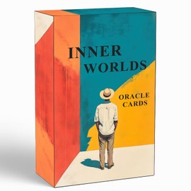 Inner Worlds Oracle Deck, Oracle Cards for Beginners, 50 Emotional Oracle Card Deck to Deep self-awareness and intuitive guidance illuminate hidden emotions and explore the vast universe within you