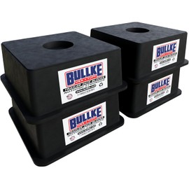 USA-Made Trailer Jack Blocks |Up to 18,000 lbs.| Heavy Duty RV Leveling & Stabilizing Pads for Camper, Travel Trailer,5th Wheel Support | Reliable & Durable Stabilizer, Jack, Foot Stand |RV Blocks (4)