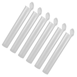 20 Pieces Cigar Tube Cigar Case Plastic Cigar Storage Tube Cigar Storage Case Single Cigar Holder Cigar Container with Caps, Clear