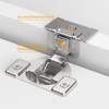 Chibery Non-Slow Close Regular Hinges, 1-3/8" Overlay Standard Concealed Cabinet