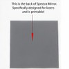 Spectra Mirror 24" x 24" (1/8") Gray Acrylic Mirror Sheet.