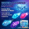 Swimming Robot Fish Water Activated LED Light Up Automatic Interactive