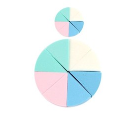 SKINFOOD Wedge Puff Large Capacity 12pcs x 3ea Sponge Makeup Base Liquid Foundation Use / 스킨푸드 웨지퍼프 대용량 12개입x3ea 스폰지 메이크업베이스 액상 파운데이션 사용