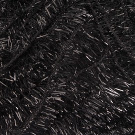 JubileeYarn Sparkle Dish Scrubby Yarn - Worsted Weight - 50g/Skein - 02 Black - 4 Skeins