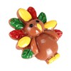 BinaryABC Thanksgiving Turkey Resin Flatback Craft Embellishment,Thanksgiving DIY Crafts Making,10Pcs
