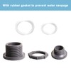 QuQuyi 1.5 Inch PVC Bulkhead Water Tank Connector Adapter Fitting