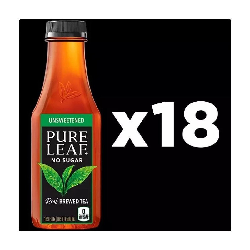 Pure Leaf Real Brewed Tea Unsweetened Black Tea (16.9 fl.