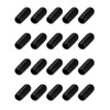 20pcs Rubber End Caps Inner Diameter 4mm Height 15mm Screw