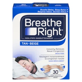 Breathe Right Tan Large 30ct