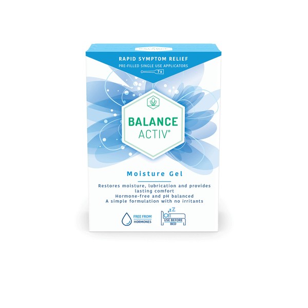 Balance Activ Moisture Gel | Vaginal Moisturiser | Fast, Long-Lasting Relief from Vaginal Dryness and Discomfort | Vaginal Dryness Treatment for Women | 7 Easy to Use Gel Applicators