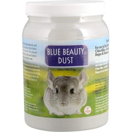 Lixit Blue Beauty® Chinchilla Dust Powder - Dry Bath Grooming Dust for Hamsters, Gerbil, Degus, and Small Animals - Made in The USA (6 Pound)