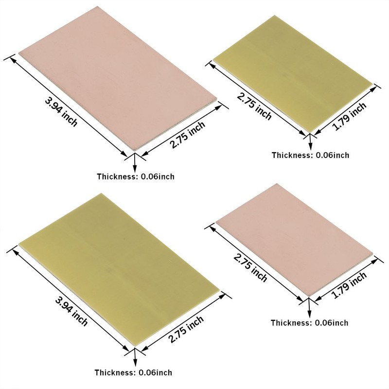 Copper Clad PCB, 20pcs DIY Double Side Copper Clad and