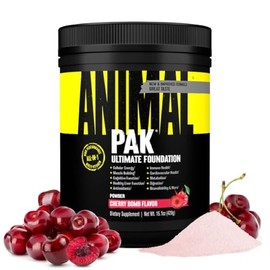 Animal Animal Pak - Convenient All-in-One Vitamin & Supplement Powder - Zinc, Vitamins C, B, D, Amino Acids, Immune Support, Digestive Enzymes, and More - Daily Multivitamin for Women & Men - 60 Scoops