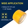 Tie Down Engineering 86144 5"" PVC Ribbed Wobble Roller Kit