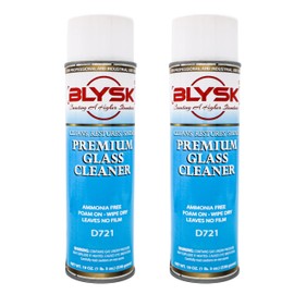 BLYSK Premium Glass Cleaner 19 oz (2) - Cleaner for Auto and Home for a Streak-free Shine, Ammonia Free, Foaming Action for Deep-Cleaning, Fast-Acting, Safe for Tinted & Non-Tinted Windows