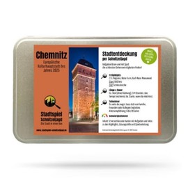 Schnitzeljagd Chemnitz: Stadtspiel Chemnitz als Schnitzeljagd f√ºr Familien, Klassenfahrten oder Teamevents. Entdecke die Kulturhauptstadt 2025 auf eigene Faust ‚Äì Alternative zum Reisef√ºhrer Chemnitz