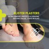 VITAPLUS Toe Blister Plaster, 8 Hydrocolloid Toe Plasters, 17x48mm, 8's