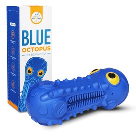 IMPETIOUS INDUSTRIES® Indestructible Dog Toy - Durable Rubber Chew Toy That Makes Noise, Interactive & Shatterproof Game for Dogs (Large and Medium)