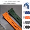 Niziruoup Watch Band Quick Release Fluororubber 19mm 20mm 21mm 22mm