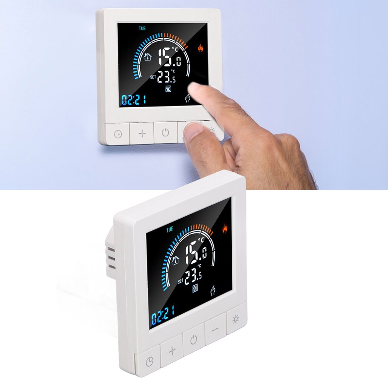 Programmable Smart Thermostat Electric Heating Smart Thermostat Digital LCD Display