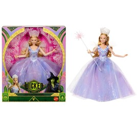 Mattel Universal Pictures’ Wicked: for Good Deluxe Glinda Fashion Doll with Removable Outfit & 3 Accessories, Inspired by The Movie