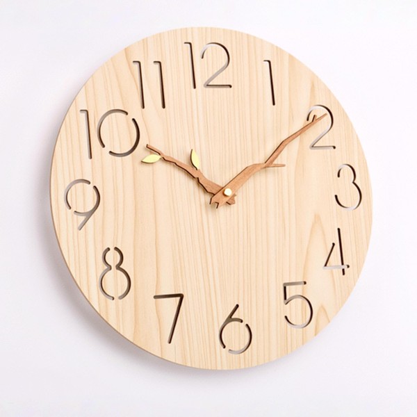 Wall Clock, Radio Clock, Diameter 11.8 inches (30 cm), Quiet