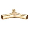sourcing map 8mm x 6mm x 8mm Hose ID Brass